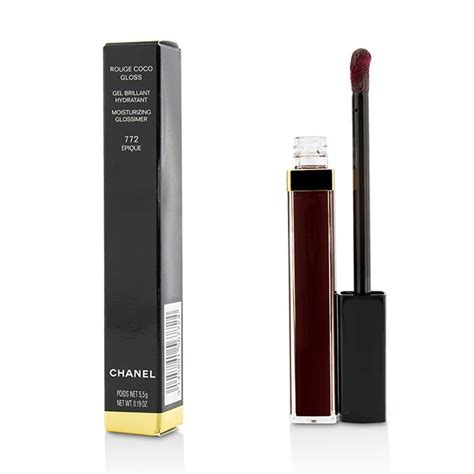 chanel rouge coco gloss 772 epique|chanel makeup lip gloss.